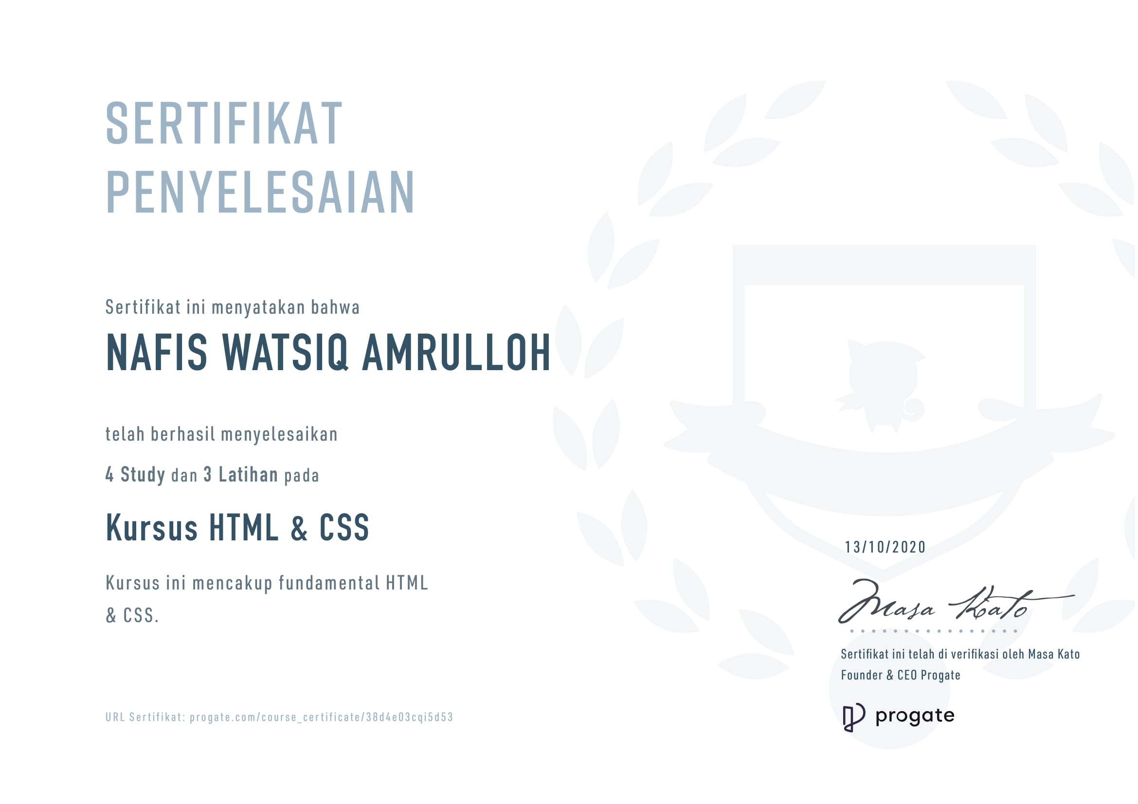 Kursus HTML dan CSS