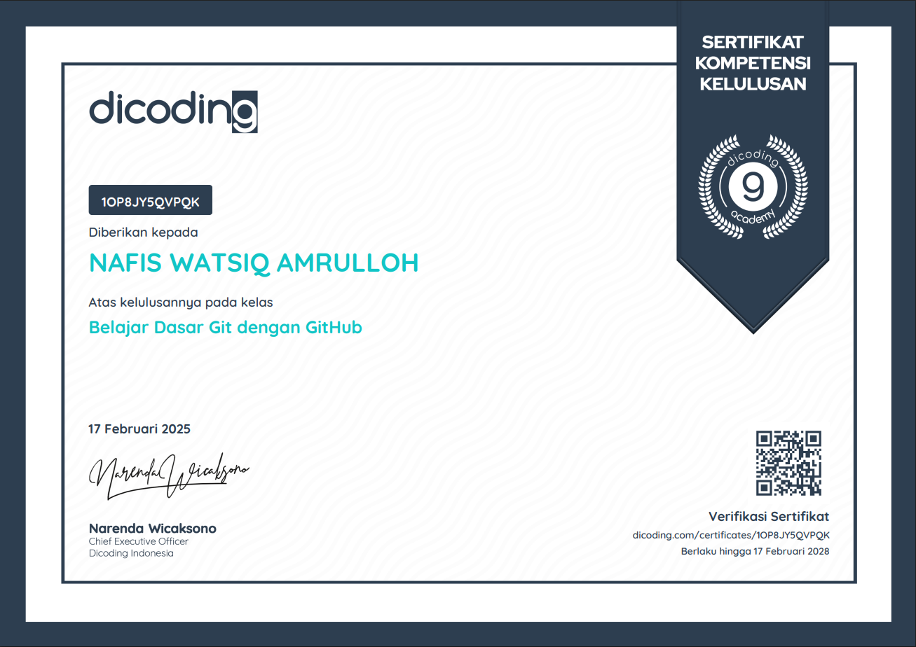Dasar Git dan GitHub